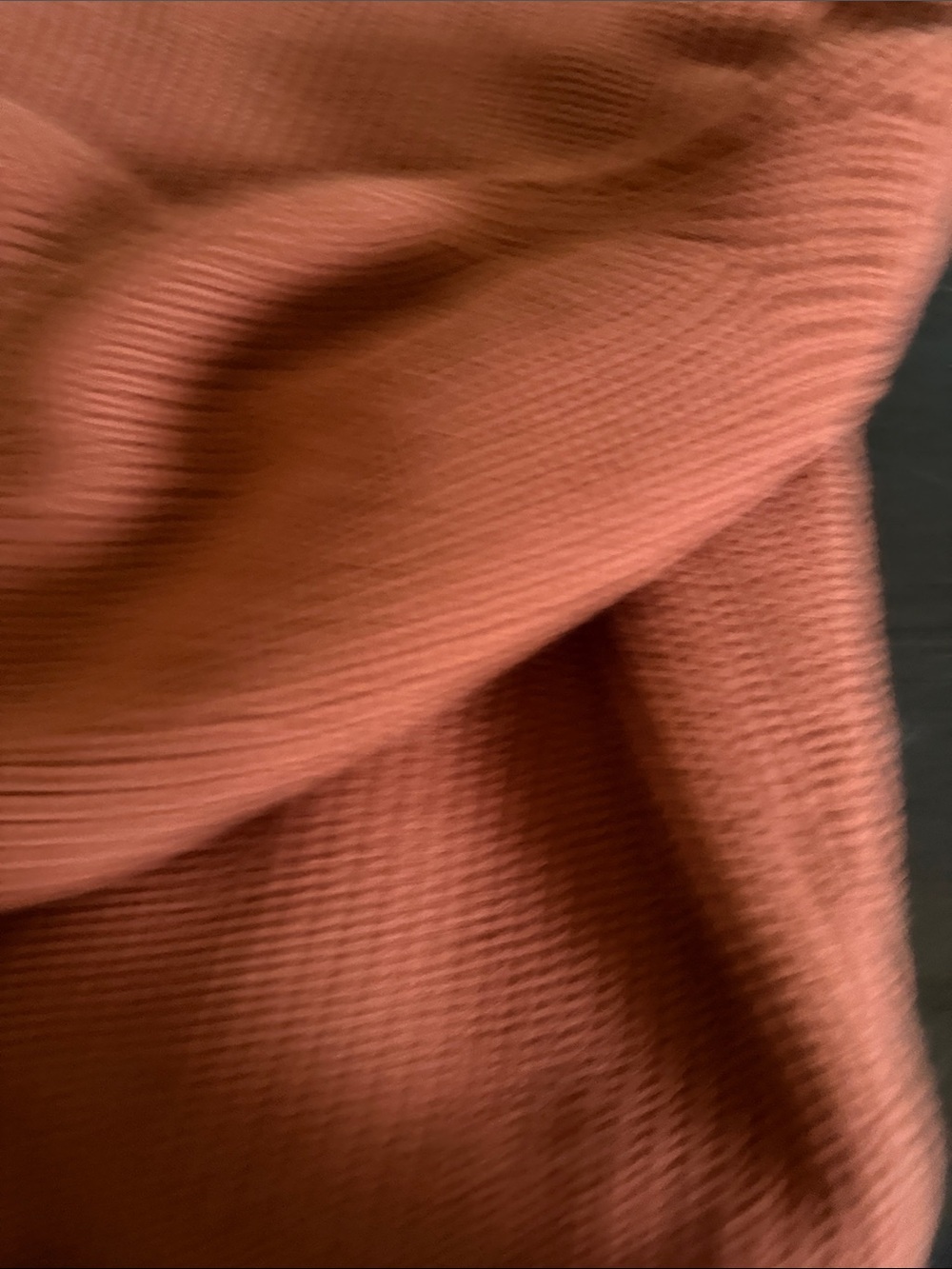 SHEIN Chestnut Ribbed Crewneck Sweater - Picture 3 of 3